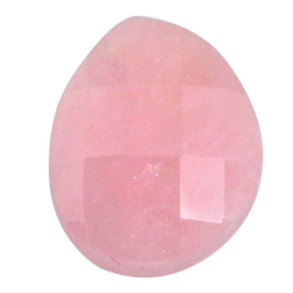 Natural 14.35cts morganite pink cabochon 17x14 mm faceted loose gemstone s20545