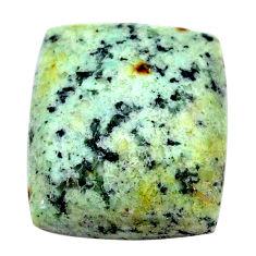 Natural 17.40cts norwegian turquoise green 19x17mm octagan loose gemstone s23996