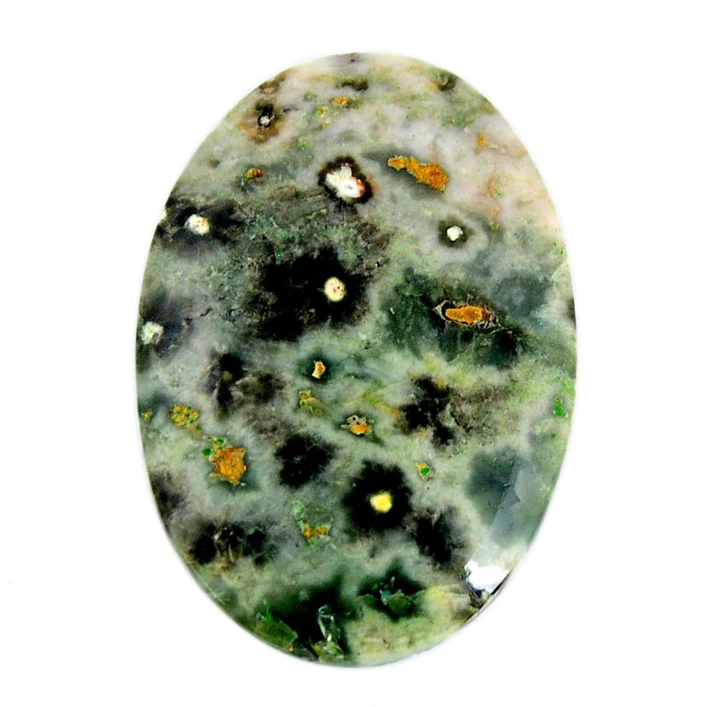 Natural 38.15cts ocean sea jasper (madagascar) 40x27 mm loose gemstone s19447