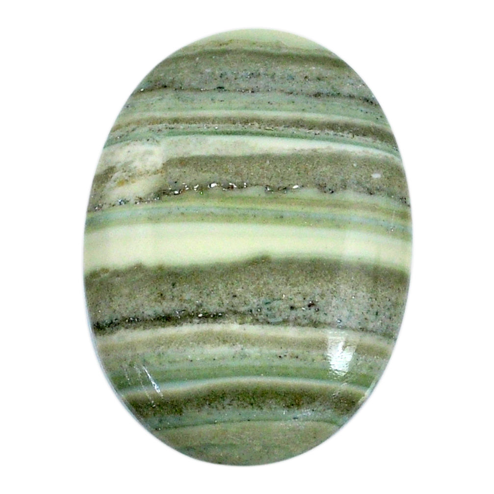 Natural 36.30cts opal green cabochon 35x25 mm oval loose gemstone s20566