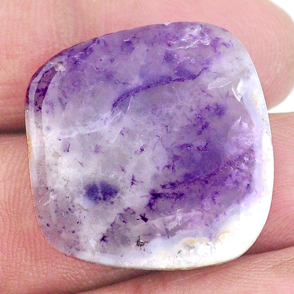 Natural 22.40cts opal purple cabochon 26x24 mm fancy loose gemstone s22779