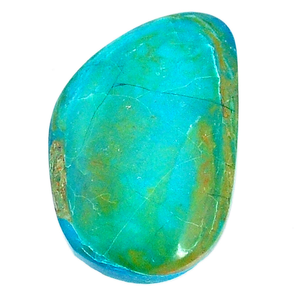 Natural 12.40cts opaline green cabochon 27x17 mm fancy loose gemstone s22755