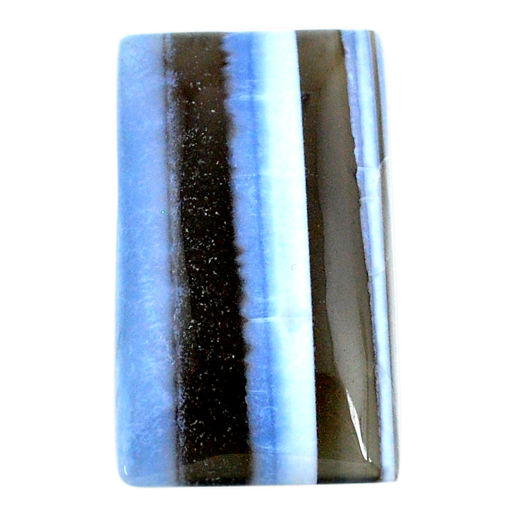 Natural 46.20cts owyhee opal blue 35x20 mm octagan loose gemstone s21140