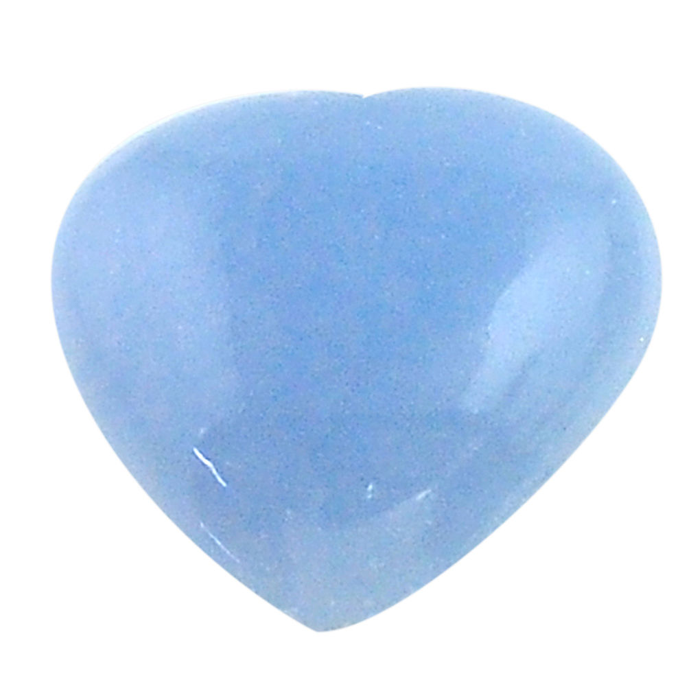 Natural 7.40cts owyhee opal blue cabochon 14x13 mm heart loose gemstone s23242
