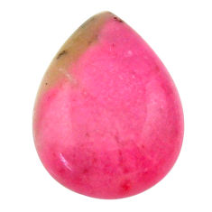 Natural 11.35cts petalite pink cabochon 20x15 mm pear loose gemstone s17789