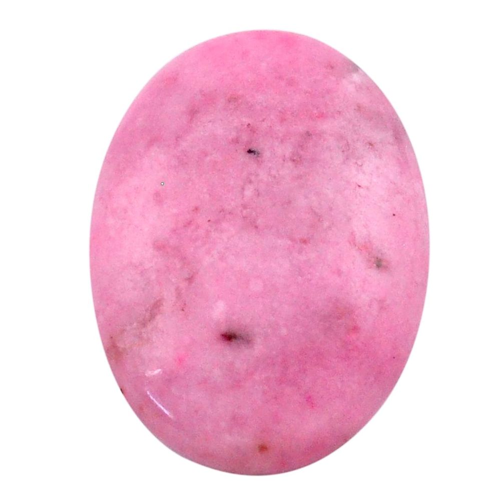 Natural 18.10cts petalite pink cabochon 23.5x17 mm oval loose gemstone s23375