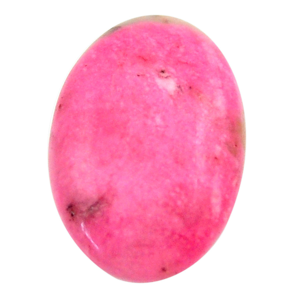 Natural 16.30cts petalite pink cabochon 24x16 mm oval loose gemstone s17797