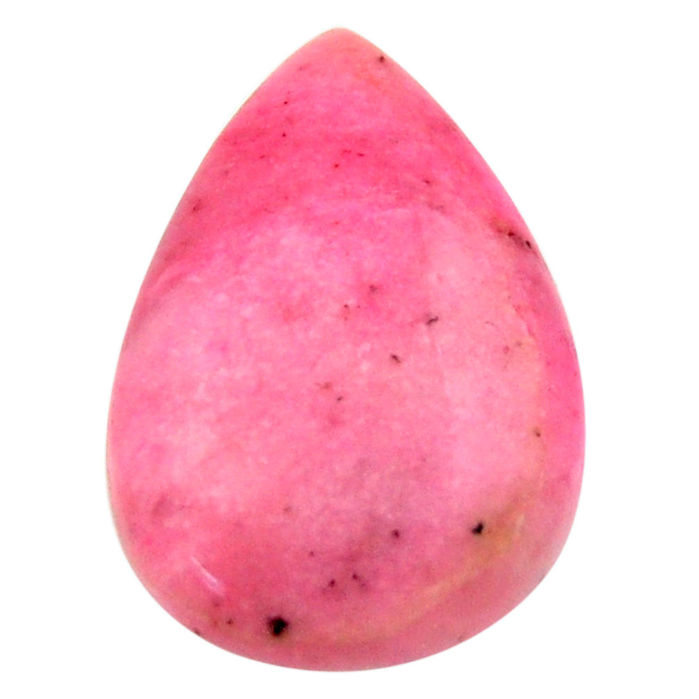 Natural 13.40cts petalite pink cabochon 24x16 mm pear loose gemstone s17785