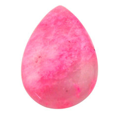 Natural 13.45cts petalite pink cabochon 24x16.5 mm pear loose gemstone s17786