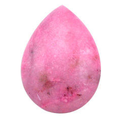 Natural 15.10cts petalite pink cabochon 24x17 mm pear loose gemstone s23393