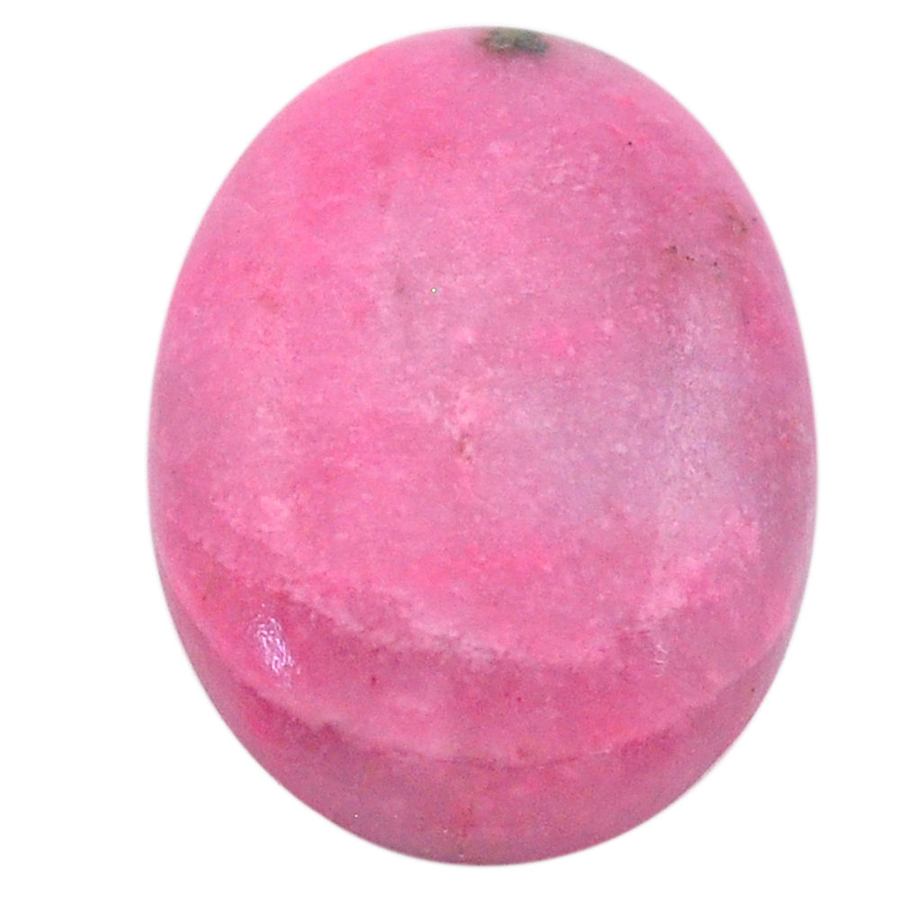 Natural 18.25cts petalite pink cabochon 24x17.5 mm oval loose gemstone s23399