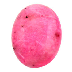 Natural 20.10cts petalite pink cabochon 25x18 mm oval loose gemstone s17782