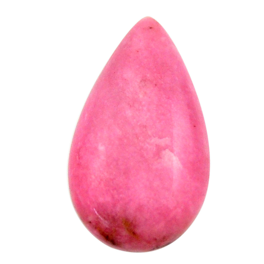 Natural 14.05cts petalite pink cabochon 26x13.5 mm pear loose gemstone s17790