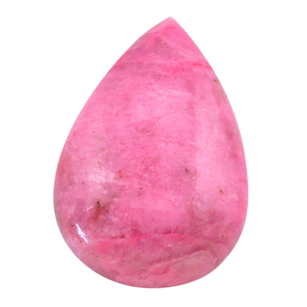 Natural 23.35cts petalite pink cabochon 27x18 mm pear loose gemstone s23377