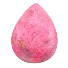 Natural 26.30cts petalite pink cabochon 30x21 mm pear loose gemstone s23376
