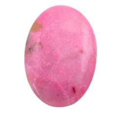 Natural 24.15cts petalite pink cabochon 31x20 mm oval loose gemstone s23370