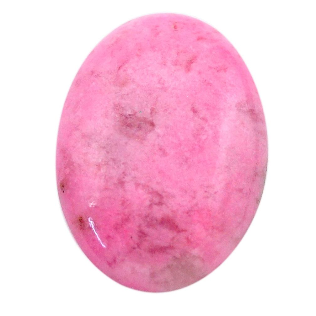 Natural 33.45cts petalite pink cabochon 32x22.5 mm oval loose gemstone s23373