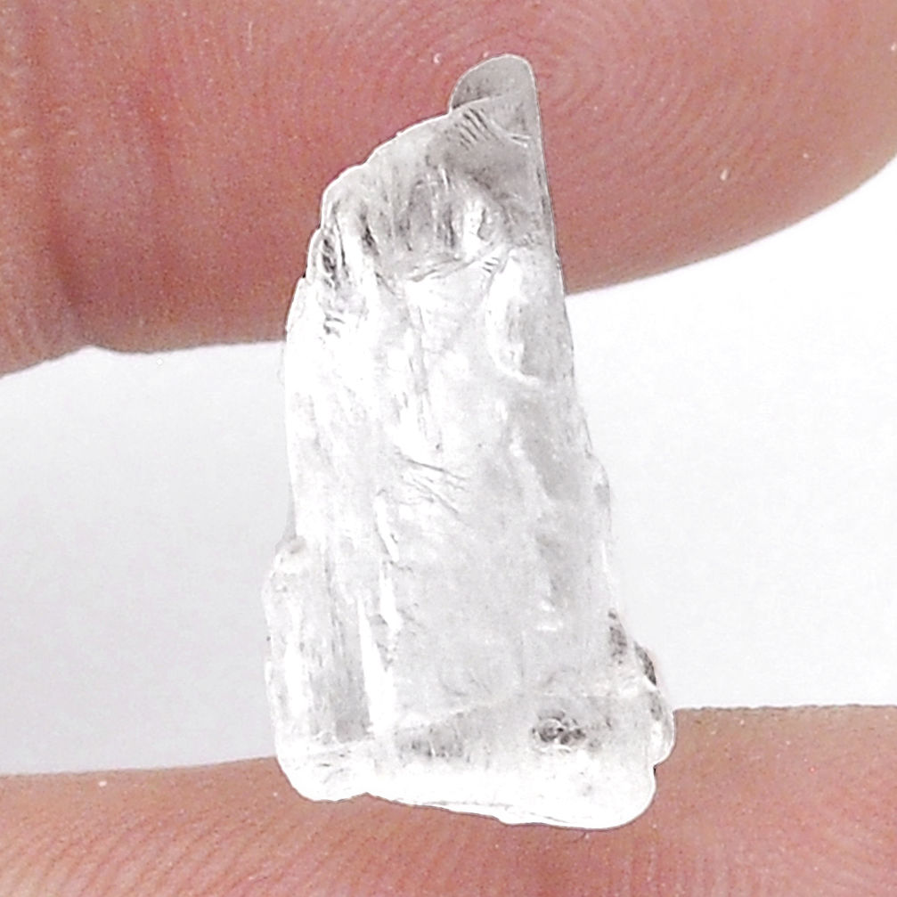 Natural 10.40cts petalite white rough 20x10 mm fancy loose gemstone s27765