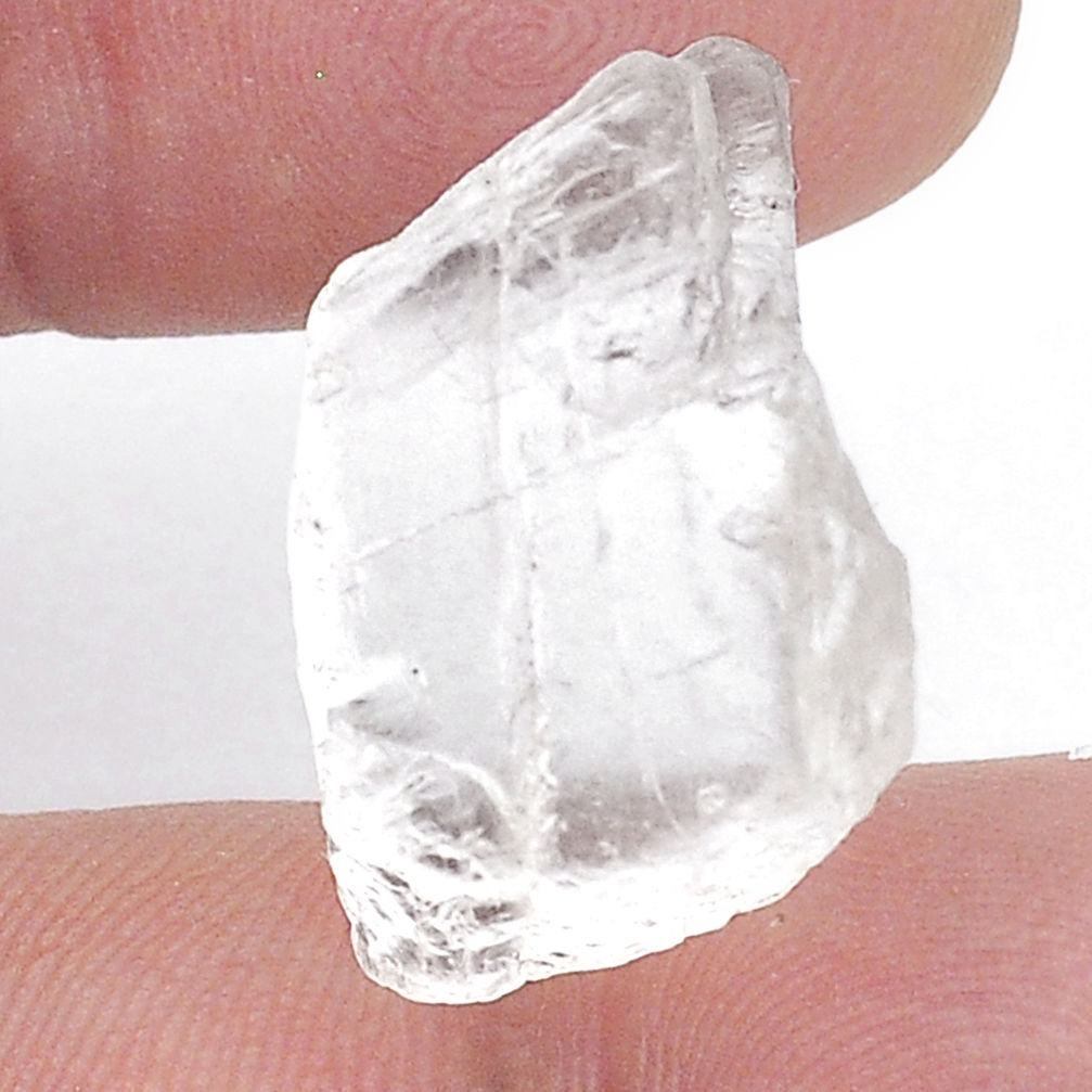 Natural 22.95cts petalite white rough 20x14 mm fancy loose gemstone s27783