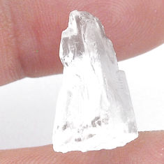 Natural 10.45cts petalite white rough 21x12.5 mm fancy loose gemstone s27775