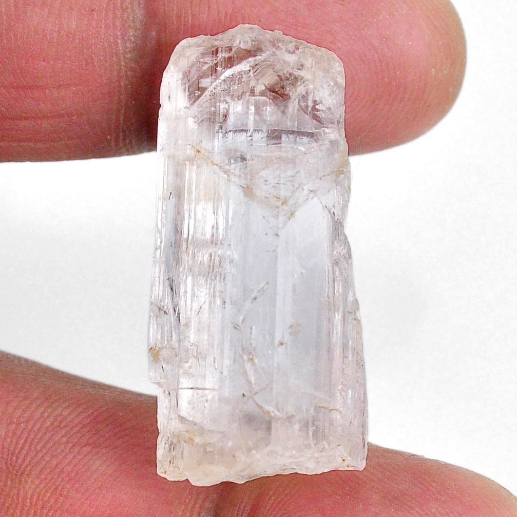 Natural 48.40cts petalite rough pink cabochon 23.5x15 mm loose gemstone s20079