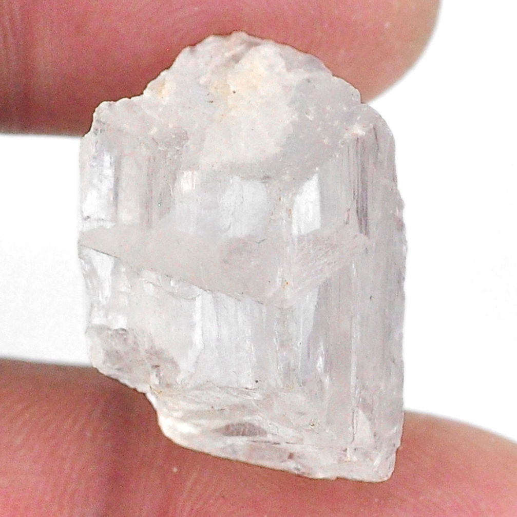Natural 20.05cts petalite rough white cabochon 21x11 mm loose gemstone s20098