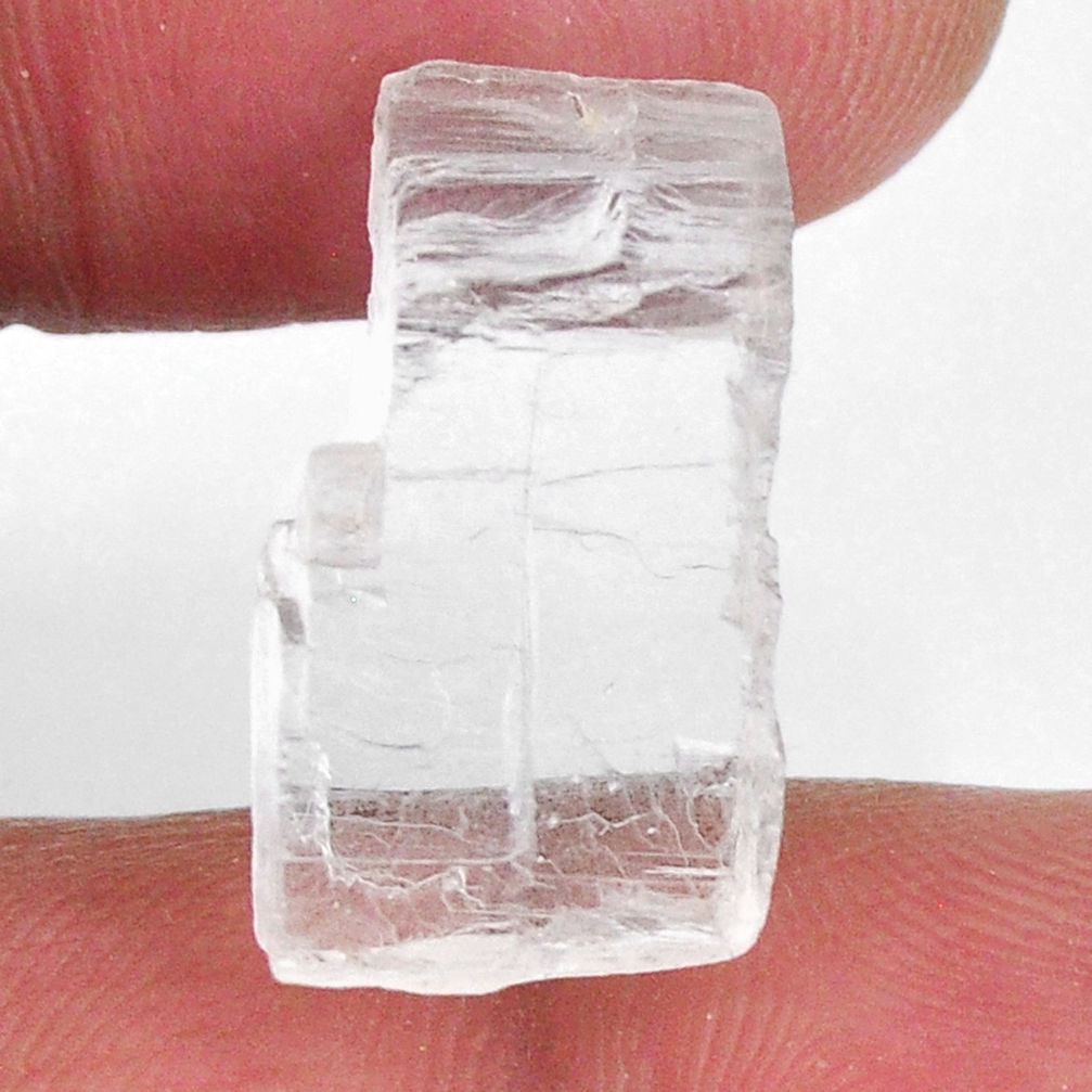 Natural 11.40cts petalite rough white rough 21x11 mm fancy loose gemstone s19952