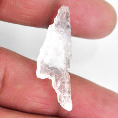 Natural 17.10cts petalite rough white rough 26x11.5 mm loose gemstone s19953