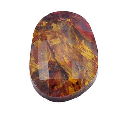 Natural 22.30cts pietersite (african) 25x17 mm checker cut loose gemstone s29884