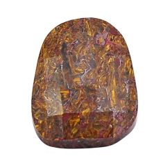 Natural 28.05cts pietersite (african) 25x19 mm checker cut loose gemstone s29885