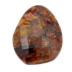 Natural 29.15cts pietersite (african) 28x22 mm checker cut loose gemstone s29882