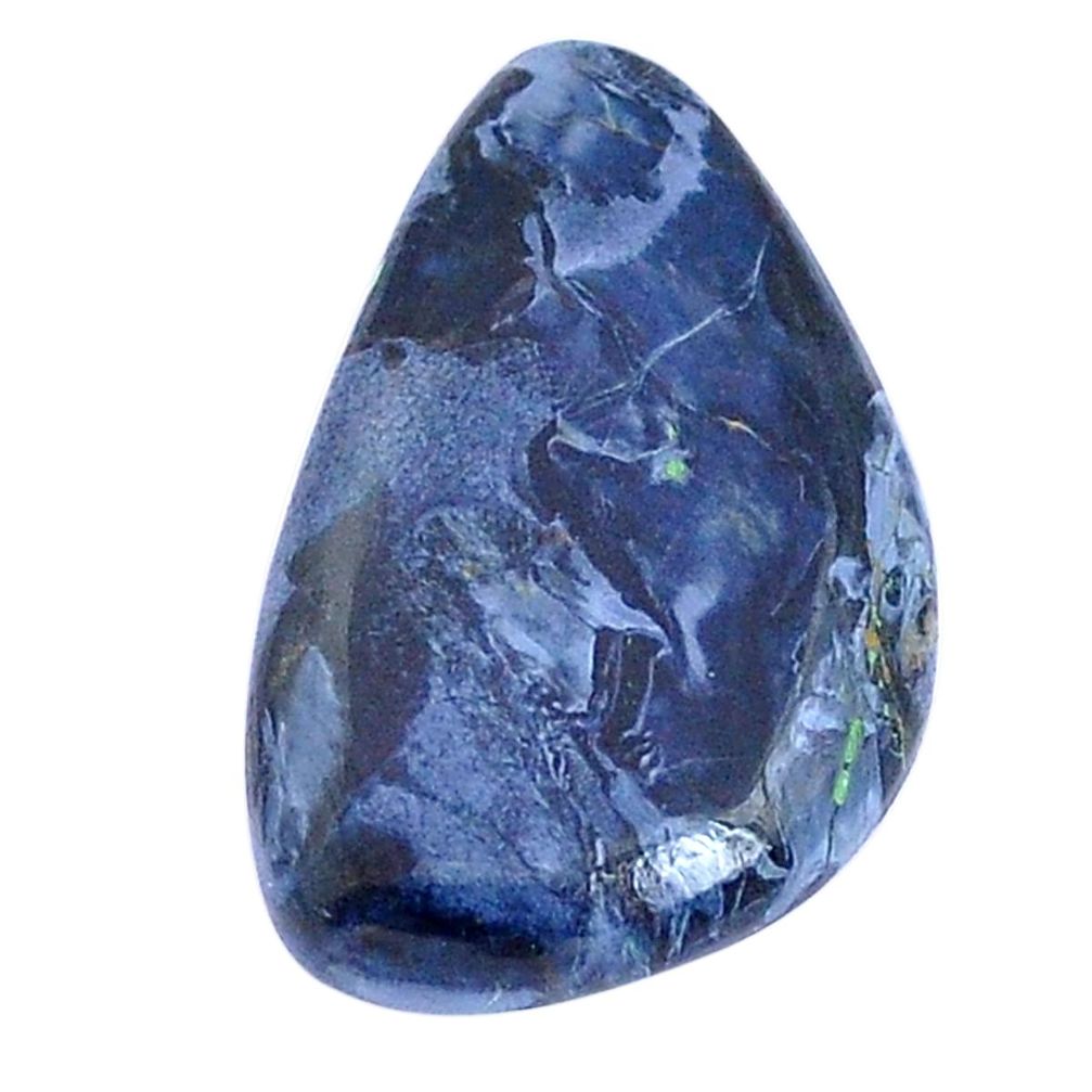 Natural 10.30cts pietersite (african) black 24x15 mm fancy loose gemstone s28481