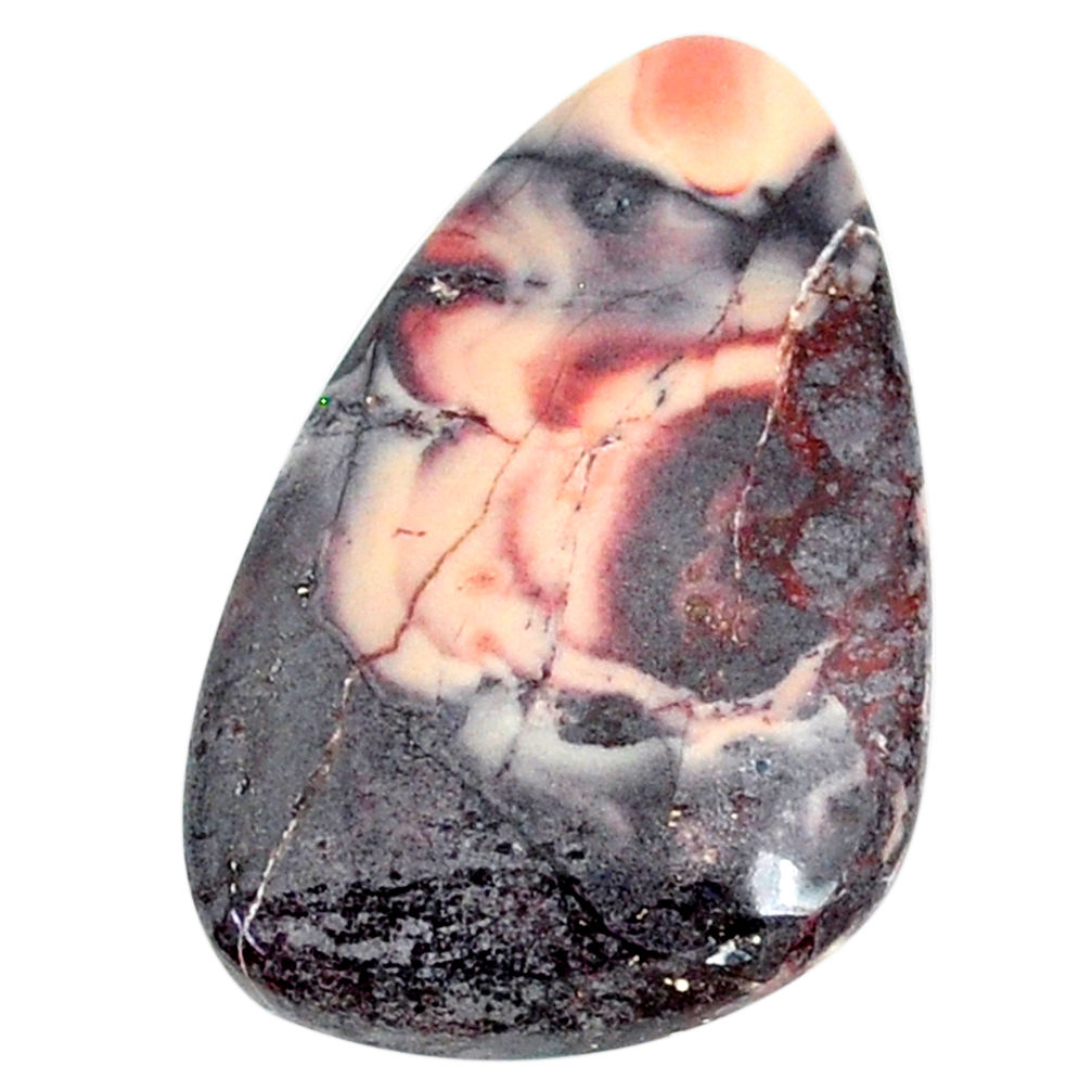 Natural 21.30cts porcelain jasper (sci fi) bronze 28x18 mm loose gemstone s21762