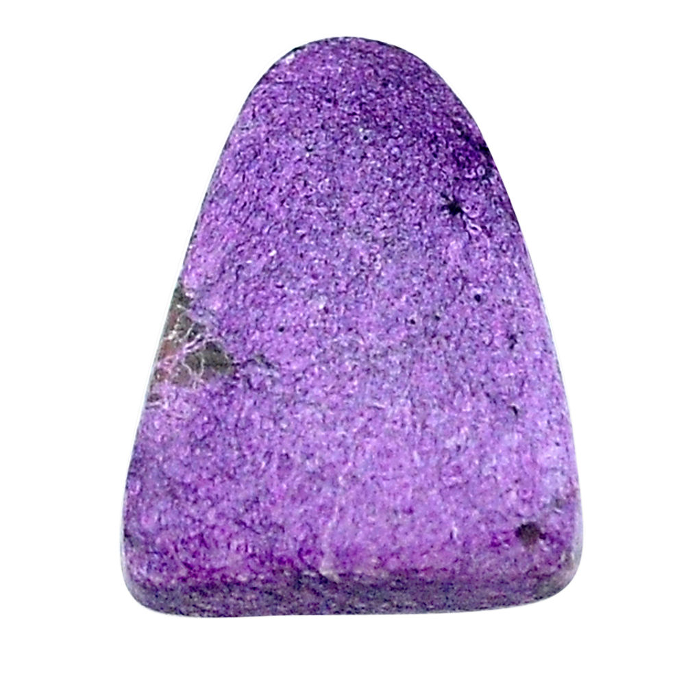 Natural 6.30cts purpurite stichtite purple 19x14 mm fancy loose gemstone s23073