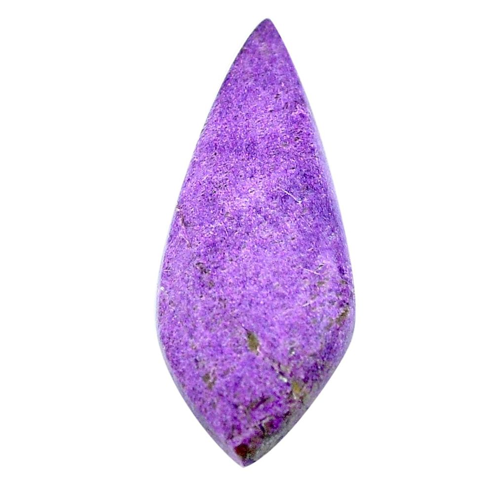 Natural 15.10cts purpurite stichtite purple 40x16 mm fancy loose gemstone s23071