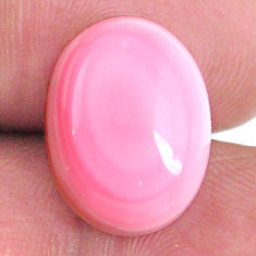 Natural 12.35cts queen conch shell pink cabochon 16x12 mm loose gemstone s20125
