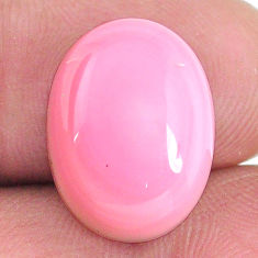 Natural 12.15cts queen conch shell pink cabochon 16x12 mm loose gemstone s20129