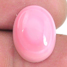 Natural 12.35cts queen conch shell pink cabochon 16x12 mm loose gemstone s20131
