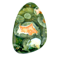 Natural 24.30cts rainforest rhyolite jasper 34x21 mm fancy loose gemstone s24501