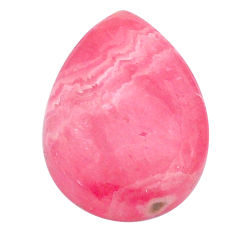 Natural 22.70cts rhodochrosite inca rose 23x16 mm pear loose gemstone s28603