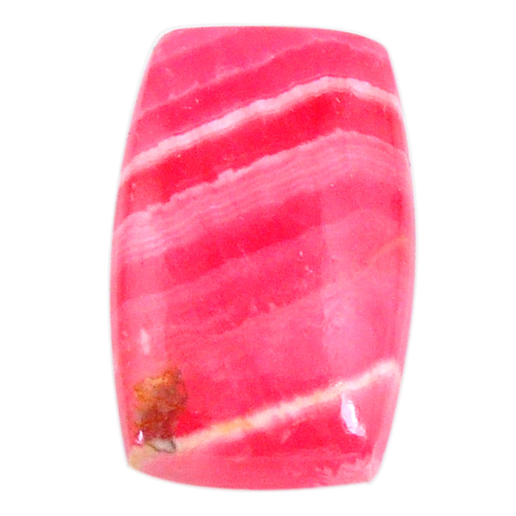 Natural 15.10cts rhodochrosite inca rose pink 20x12.5 mm loose gemstone s19817