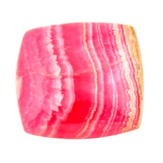 Natural 22.40cts rhodochrosite inca rose pink 20x20 mm loose gemstone s17489