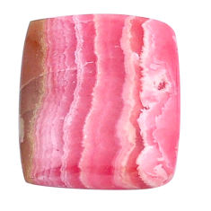 Natural 22.85cts rhodochrosite inca rose pink 21x18 mm loose gemstone s26587