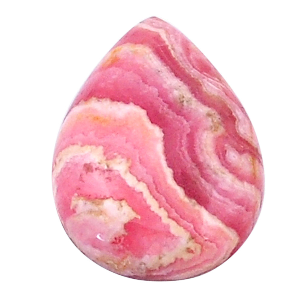 Natural 15.45cts rhodochrosite inca rose pink 22.5x16 mm loose gemstone s26585