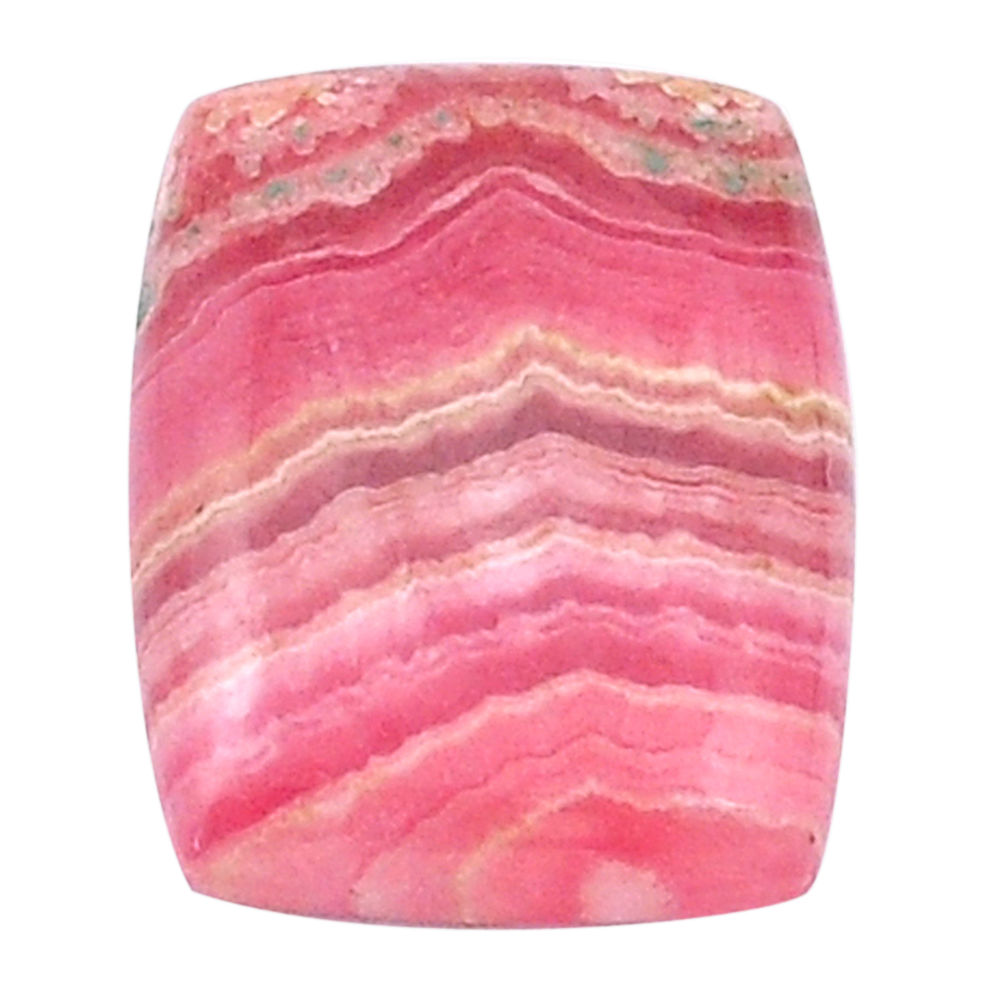 Natural 17.65cts rhodochrosite inca rose pink 22x16 mm loose gemstone s26598