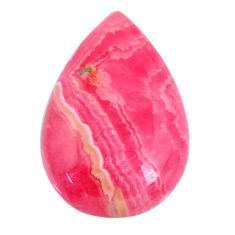 Natural 17.40cts rhodochrosite inca rose pink 23.5x16 mm loose gemstone s19813
