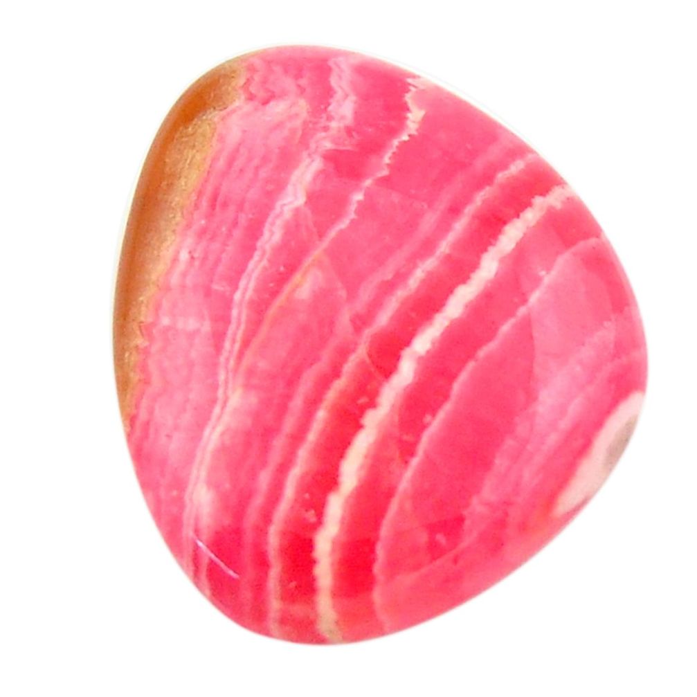 Natural 21.35cts rhodochrosite inca rose pink 23x18.5 mm loose gemstone s17476