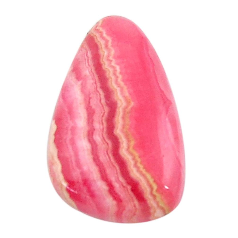 Natural 16.30cts rhodochrosite inca rose pink 24x15 mm loose gemstone s18714