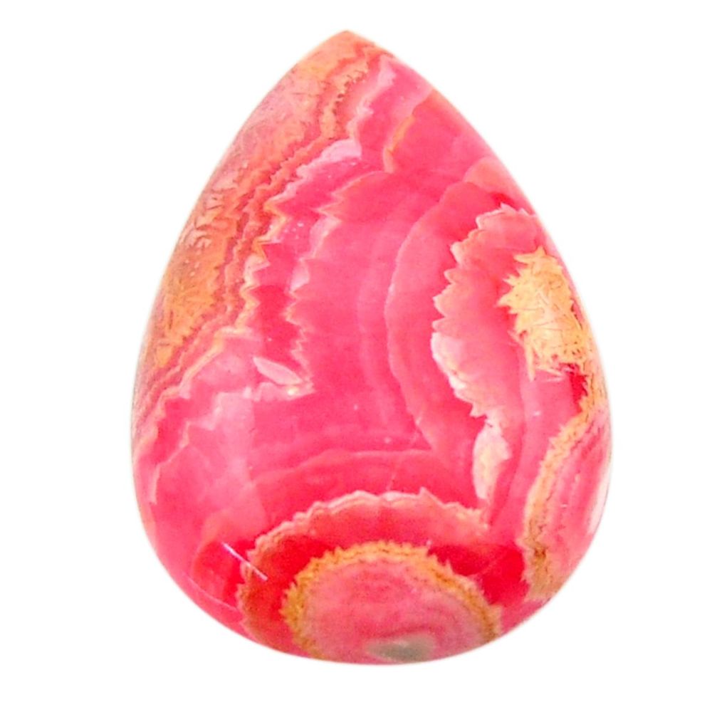 Natural 20.10cts rhodochrosite inca rose pink 27x16.5 mm loose gemstone s17470