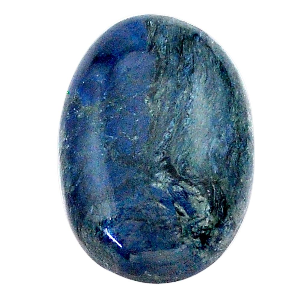 Natural 8.40cts rhodusite blue cabochon 17x12 mm oval loose gemstone s23433